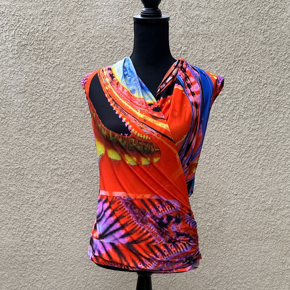 Vibrant Multicolor Women's Top